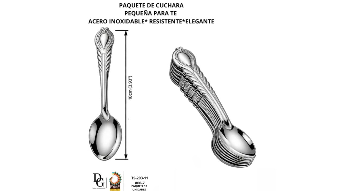 Set Cuchara Pequeña 12 PZAS