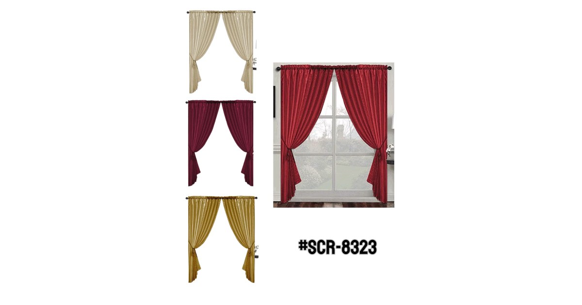 Cortina Semi traslúcida para Ventana