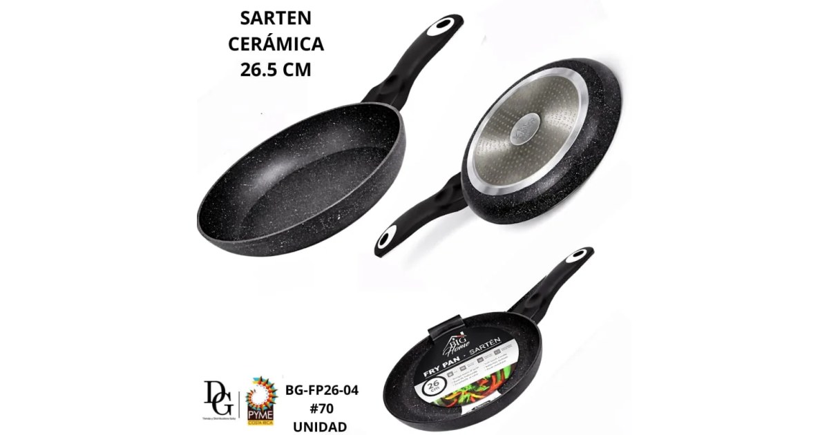 Sartén de Aluminio-Base de Inducción 26cm