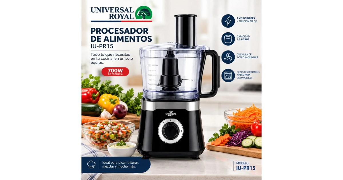 Procesador de Alimentos 1500ML