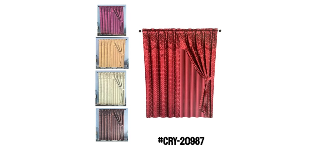 Cortina Estampada para Ventana