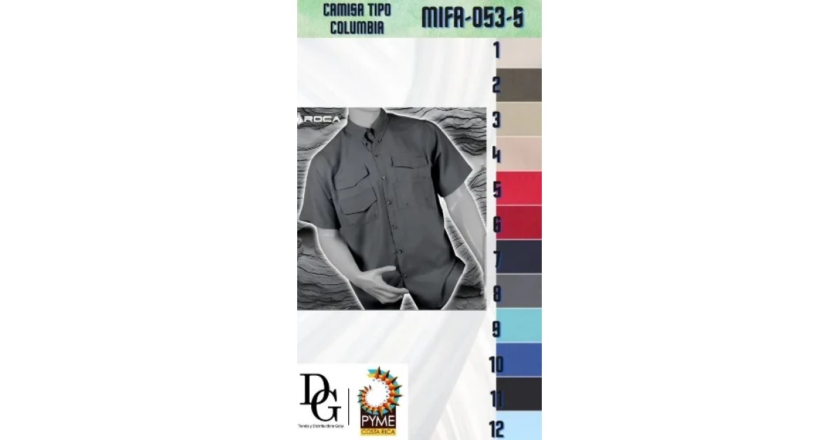 Camisa Tipo Columbia Hombre